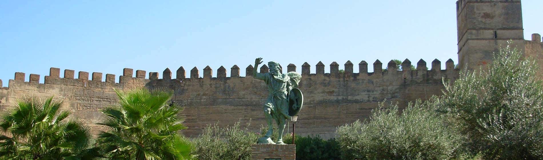 Badajoz, Vista exterior de la Alcazaba